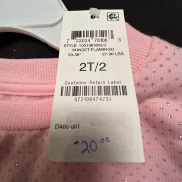 EPIC THREADS GIRLS SUNSET FLAMINGO PINK TOP - Picture 4 of 5